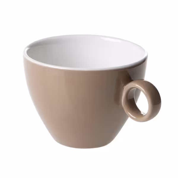 (6 kom) BART COLOUR CAFE - Šalica za cappuccino - 230 ml - Smeđa