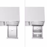 خزانة قاعدية ستانلس ستيل KOPENHAGEN PREMIUM - 1600x700mm - مع حاجز خلفي