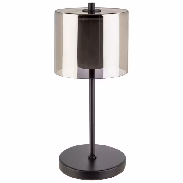 Şarj Edilebilir Masa Lambası - ANTON MINI - 3 kademeli kısılabilir - Ø120x280mm - Siyah