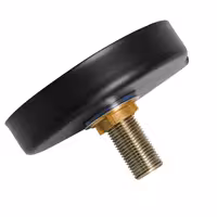 Glass Rinser - G3/8" - Black - with integrated flow regulator