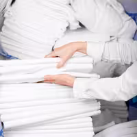 (10 unid) Lençol‑capa para camas box spring - 295x305cm - Branco