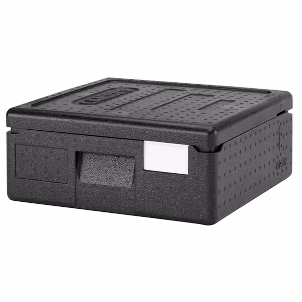 CAMBRO | CAM GOBOX® - صندوق بيتزا تحميل علوي - تكفي لقطعتين بيتزا - أسود