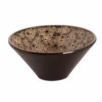 (24 pcs) Dessert Bowl - SABANA - Stoneware - 100ml - round - Ø 100mm - Brown/White