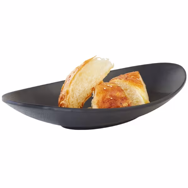 (6 adet) Kase - ZEN - Melamin - 250ml - köşeli - 250x135mm - Derinlik:40mm - Siyah