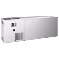 Pivski šank PREMIUM - 2500x700 mm - 3 Staklena vrata