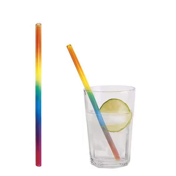 (50 adet) Cam Pipet - 200mm - ø 8mm - düz - Regenbogen - dahil 1 Naylon Temizlik Fırçası