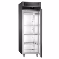 Szafa mroźnicza PREMIUM – stal nierdzewna – GN 2/1 – 700 L – z 1 drzwiami – antracytowa