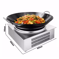 Wok de indução - 3,5kW - 1 zona(s) de cozedura - Ø 311mm - incl. wok
