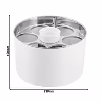 Posuda za hlađenje boce - CONFERENCE - Ø 230 mm - Bijela - za 6 boca