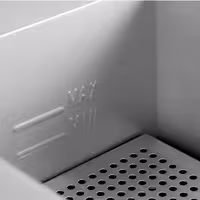 Električna friteza - 13 L - 4,5 kW - s odvodnom slavinom - stolna