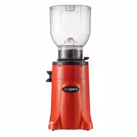 Commercial Coffee Grinder - 2kg - 77dB - with Dispenser (Doser) - Red