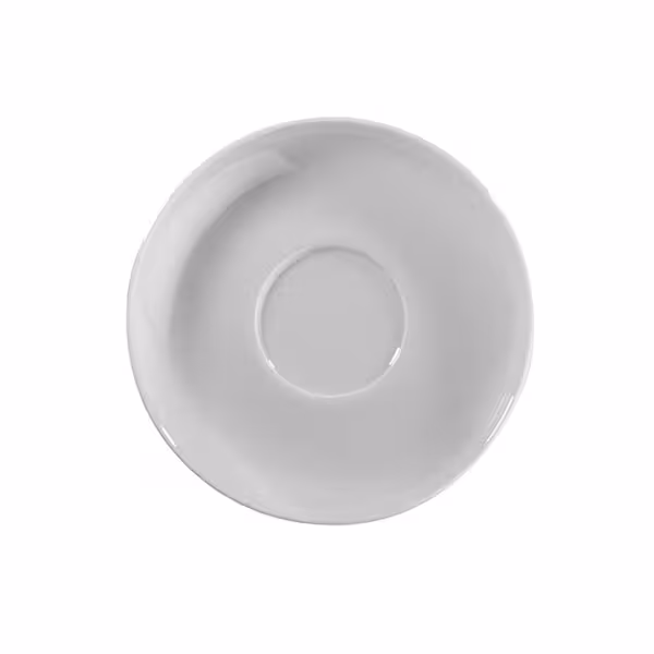 (6 adet) ENTITY - Espresso Fincan Tabağı - Ø120mm - Beyaz
