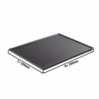 Tavă pentru produse de patiserie și prezentare – 30 x 20 cm – negru
