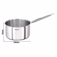 Deep Saucepan - Stainless Steel - 4,1 L- Ø 200 mm - Induction Compatible