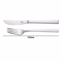 (2) ZWILLING | Dinner Pizza Cutlery Set – Pizza Knife + Dining Fork - Polished 18/10 Steel