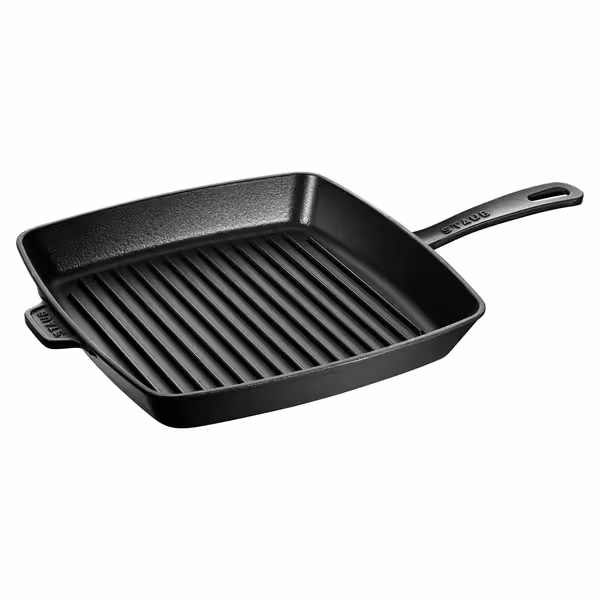 STAUB | GRILL PANS - Amerikāņu grils - 300x300mm - čuguns - melns