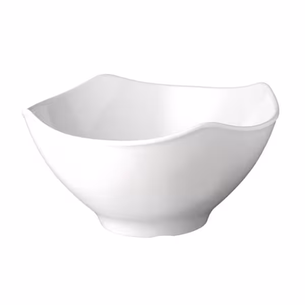 (6 adet) Kase - GLOBAL BUFFET - Melamin - 8L - köşeli - 400x400mm - Derinlik:175mm - Beyaz