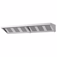 Endüstriyel Duvar tipi davlumbaz - 3800mm - Filtre ve Lamba