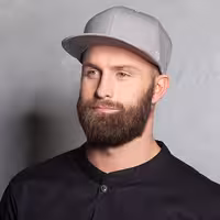 (5 peças) Flat Cap Classic - cinza pedra