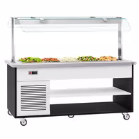 Carrinho de buffet frio DANZIG - 1900mm - para 5x GN 1/1