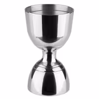 (6 adet) Paslanmaz Çelik Jigger - İki Ölçekli - 3/6cl - ara çizgiler 1/4cl