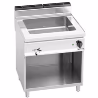 Toplovodna kupka električna - 2,4 kW - 2x GN 1/1 - s odvodnim ventilom