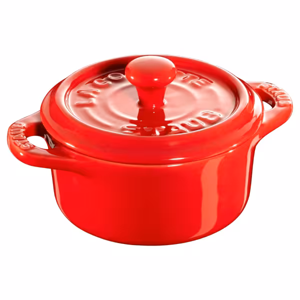 STAUB | CERAMIQUE - Mini Cocotte - Ø 100 mm - okrugla - keramička - trešnja crvena