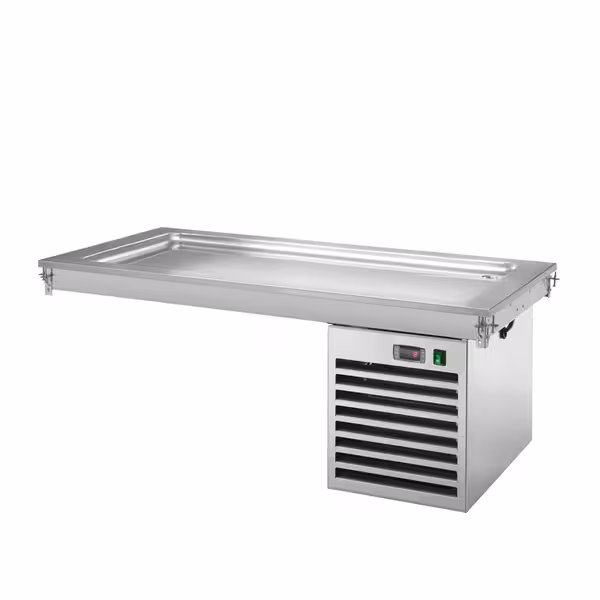 Upotettava kylmälevy - 1500 mm - +2–+8 °C - 4 x GN 1/1 - 450 W