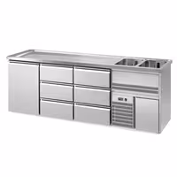 Direct Draw Beer Dispenser / Kegerator PREMIUM – 2500×700 mm – 6-Drawer
