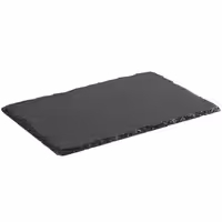 (6 Stück) Naturschieferplatte - 240x150mm - Schwarz