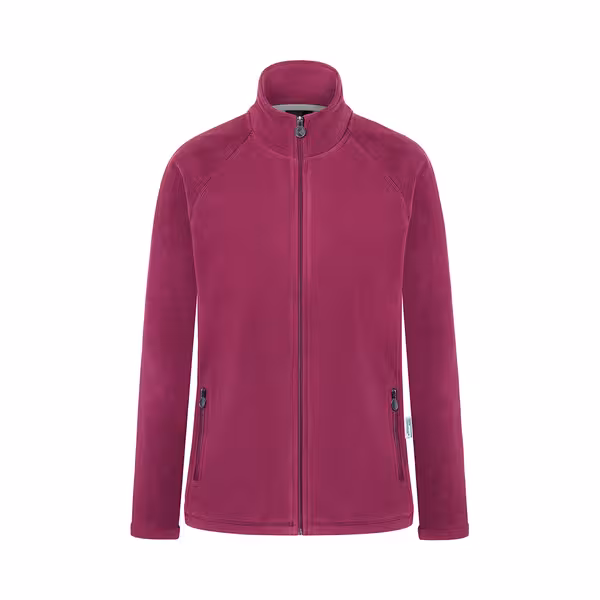 KARLOWSKY | Women's Workwear Fleece Jacket Warm‑Up – Platinum Grey - XXL - Recycled Polyester