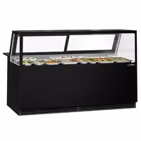 Serve Over Counter KAISA - 2000x1048mm - double glazing - capacity 560 litres