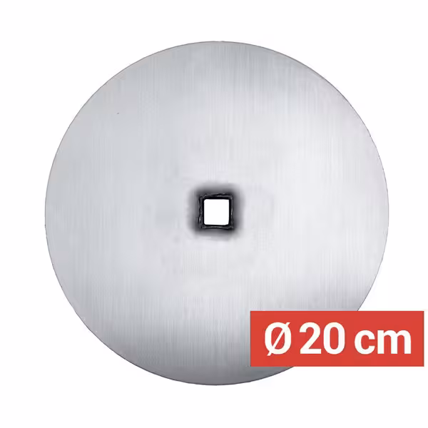 Kebab Skewer Disc - Ø200mm - Stainless Steel - for 12x12mm skewers