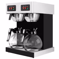 Commercial Twin Filter Coffee Machine - 2x 1.8L - 4.04 kW - Manual Fill - incl. 2 Glass Jugs