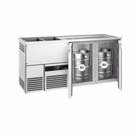 Direct Draw Beer Dispenser / Kegerator PREMIUM - 1950x700mm - Double Doors