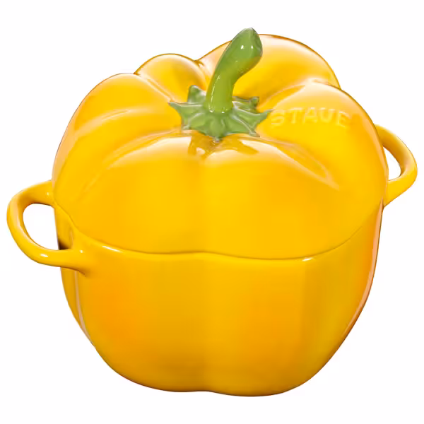 STAUB | CERAMIQUE - Lonac - Oblik paprike - 0,45 litara - Keramika - Žuta