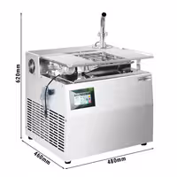 Commercial Countertop Chocolate Tempering Machine - 5,5kg - 1,1kW - with Dispensing Spout