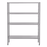 رفوف ستانلس ستيل ECO - 1400x500mm - عمق: 500 mm - 4 رفوف (قابلة للتعديل) - الحمولة: 280 kg