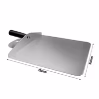 Aluminijska lopatica za pizzu – 320 x 310 mm – pogodna za Speedofen SOV