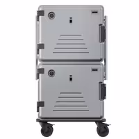 Thermobox - تحميل أمامي - 2 × 180 لتر - مُدفأ - يتسع لـ 24 × GN 2/1