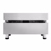 Plinski roštilj – s tvrdim kromiranim premazom – 6,2 kW – glatka – površina za kuhanje: 555 x 400 mm