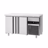 Rashladni pult PREMIUM - 1400x700 mm - 281 l - Bijela - Ventilirano hlađenje - s 2 vrata - uklj. Ploča za rezanje Bijela