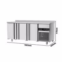 Rashladni pult PREMIUM - 1865x600 mm - 385 l - Ventilirano hlađenje - s 3 vrata