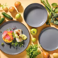 (16 adet) ANTIGO - Sofra Takımı - Porselen, Ø280mm, Ø190mm, Ø190mm, Ø150mm, Mavi