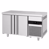 Aukstuma galds PREMIUM - 1400x700 mm - 281 l - ar 2 durvīm - ventilējama dzesēšana - R290