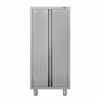 RVS hoge kast AISI 304 ECO - 800x600mm - 2 deuren - hoogte: 1800mm