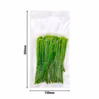 (1000 pcs) Vacuum Sealer Bags - Smooth - 150x300mm - Transparent