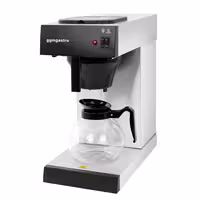 Commercial Filter Coffee Machine - 1.8L - 1.4 kW - with manual fill & 2 hot plates - incl. 1 glass jug