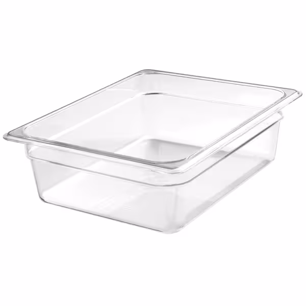 (6 szt.) CAMBRO | Pojemnik GN 1/2 CAMVIEW® – kopolimer – wysokość: 100 mm – bez BPA – przezroczysty