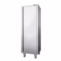 خزانة تخزين من الفولاذ المقاوم للصدأ PREMIUM - 600x600mm - 1 باب مفصلي - الارتفاع: 1800mm